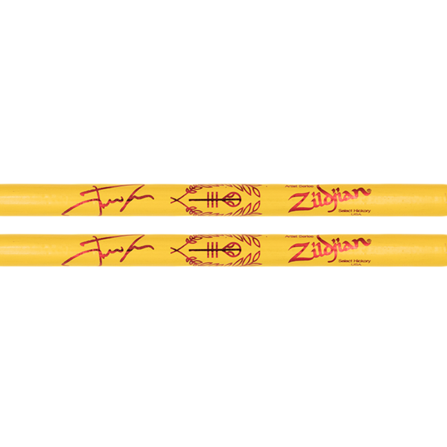 Zildjian Drum Sticks, Artist Series, Josh Dun "Clancy Yellow", Wood-Tip, yellow