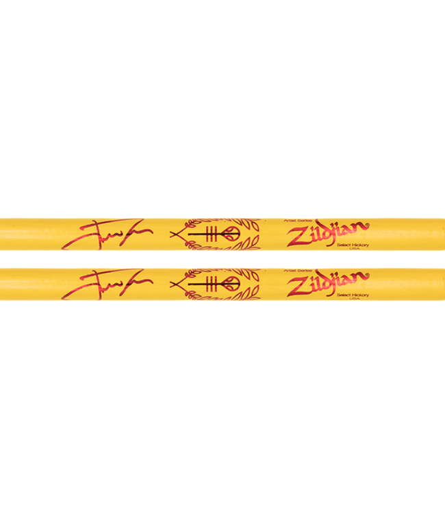 Zildjian Drum Sticks, Artist Series, Josh Dun "Clancy Yellow", Wood-Tip, yellow