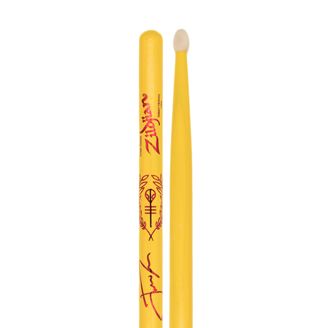 Zildjian Drum Sticks, Artist Series, Josh Dun "Clancy Yellow", Wood-Tip, yellow