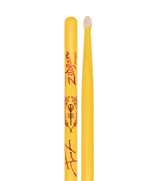 Zildjian Drum Sticks, Artist Series, Josh Dun "Clancy Yellow", Wood-Tip, yellow