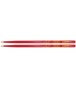 Zildjian Drum Sticks, Artist Series, Josh Dun "Clancy Red", Wood-Tip, red