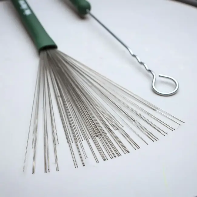 Vic Firth Brushes, SB, Split Brush, green