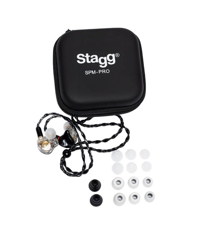 Stagg Stagg SPM-PRO BK 3-DRIVER IN-EAR MONITORS BLACK PROFESSIONAL