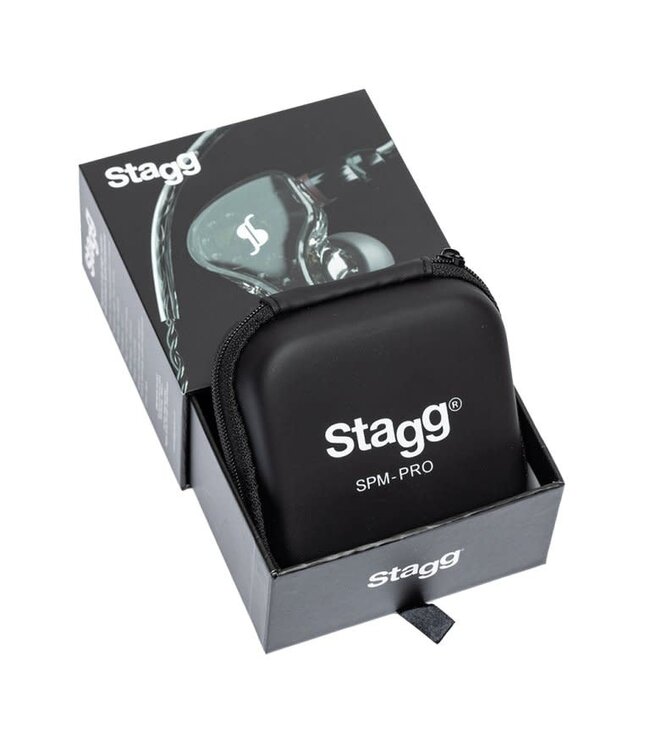 Stagg Stagg SPM-PRO BK 3-DRIVER IN-EAR MONITORS BLACK PROFESSIONAL