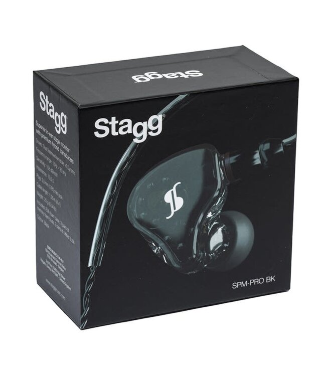 Stagg Stagg SPM-PRO BK 3-DRIVER IN-EAR MONITORS BLACK PROFESSIONAL