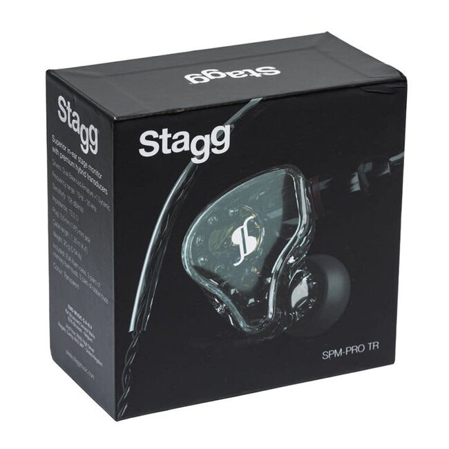 Stagg Stagg SPM-PRO-TR 3-DRIVER IN-EAR MONITORS BLACK PROFESSIONAL