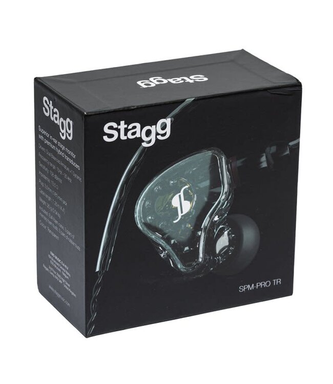 Stagg Stagg SPM-PRO-TR 3-DRIVER IN-EAR MONITORS BLACK PROFESSIONAL