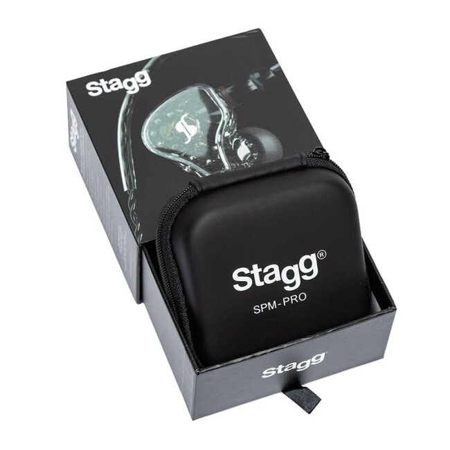 Stagg Stagg SPM-PRO-TR 3-DRIVER IN-EAR MONITORS BLACK PROFESSIONAL
