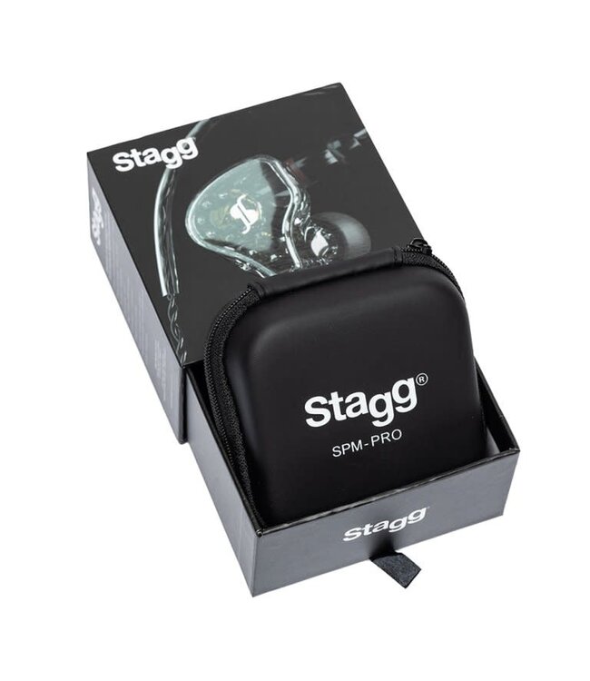 Stagg Stagg SPM-PRO-TR 3-DRIVER IN-EAR MONITORS BLACK PROFESSIONAL
