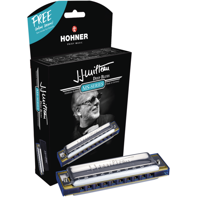 Hohner M501310X Harmonica, J.J. Milteau Signature, A
