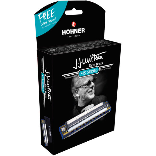Hohner M501310X Harmonica, J.J. Milteau Signature, A