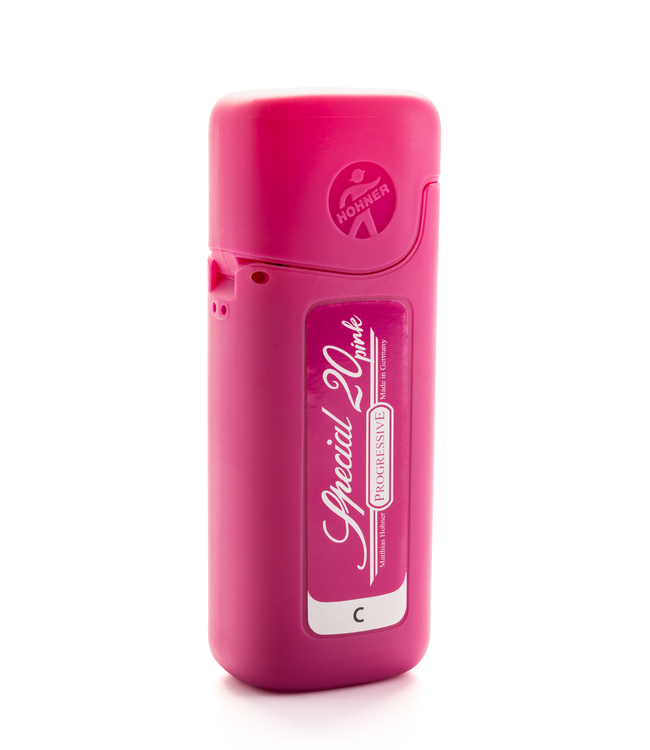 Hohner HOM568016P Mondharmonica, Special 20 Progressive, C, Roze