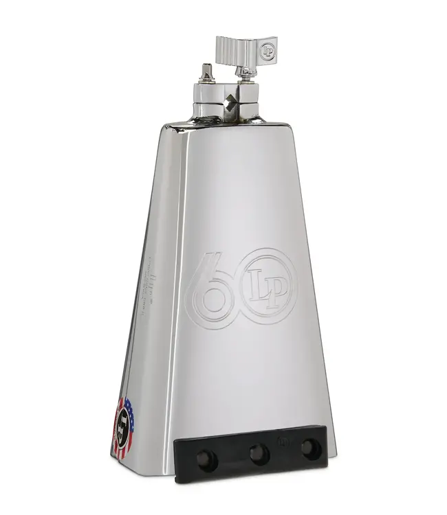 LP Latin Percussion LP008-60 cowbell Ridge Rider 60th anniversary chrome