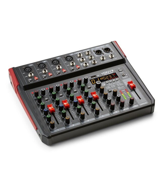 VONYX VM-KG08 MUSIC MIXER 8-CHANNEL BT/DSP/USB RECORD 172.596