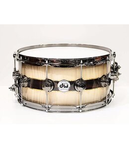 DW DW DR366514SSN-DC3 snaredrum Quick kandy burst over italian sycamore with ziricotee center inlay with black nickel hardware