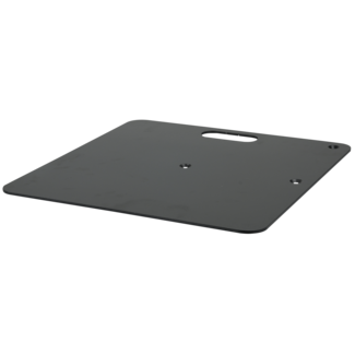 Wentex Wentex Base Plate - Gepoedercoat 450 x 450 mm (B x L) - 8 kg - zwart  89301