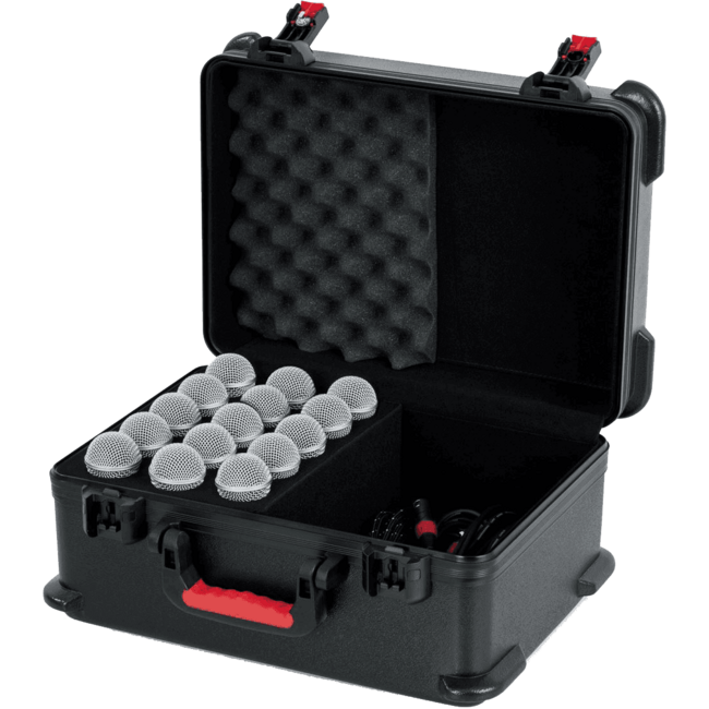 Gator GATOR CASES - HGF GTSA-MIC15  PE case 15 microfoons EAN code :