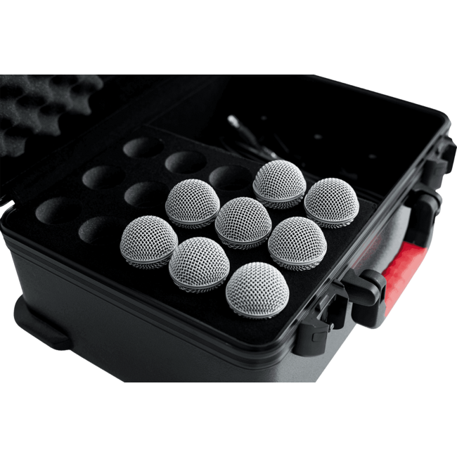 Gator HGF GTSA-MIC15  PE case 15 microfoons