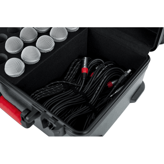 Gator GATOR CASES - HGF GTSA-MIC15  PE case 15 microfoons EAN code :