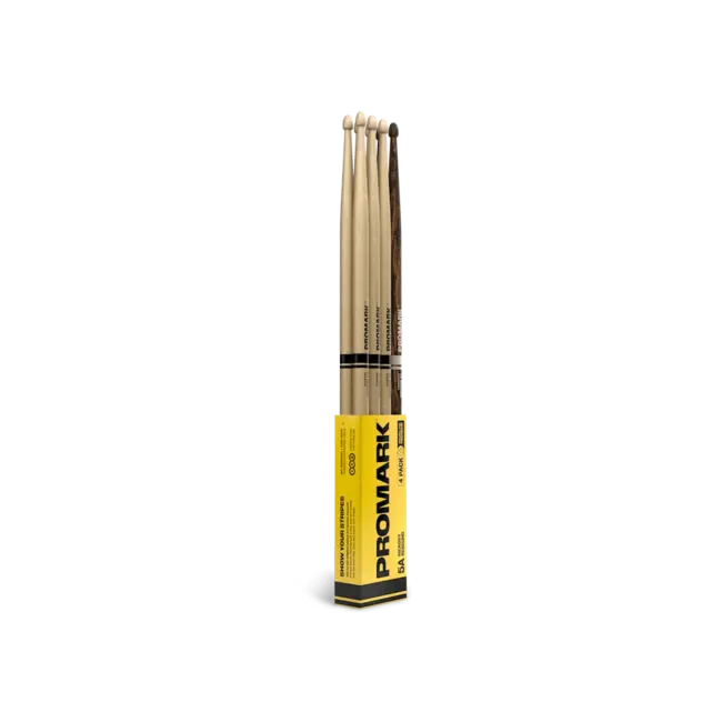 PROMARK RBH565AW-4PFG 4pack 5A rebound drumsticks 1x Firegrain