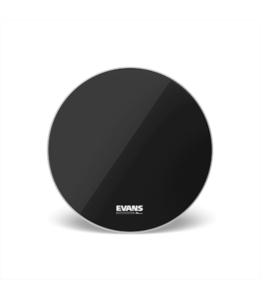 Evans BD22RB-NP Drumhead EVANS EQ3 Resonant Black Bass Drum Head No Port 22 Inch