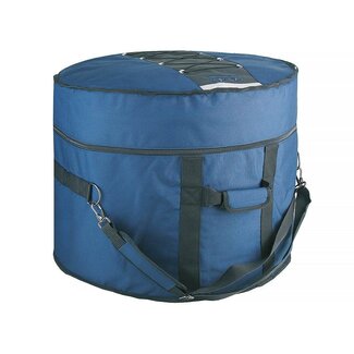 Boston DBL-22-B Boston deluxe bass drum gig bag black-blue 15 mm padded hardfoam, 22"