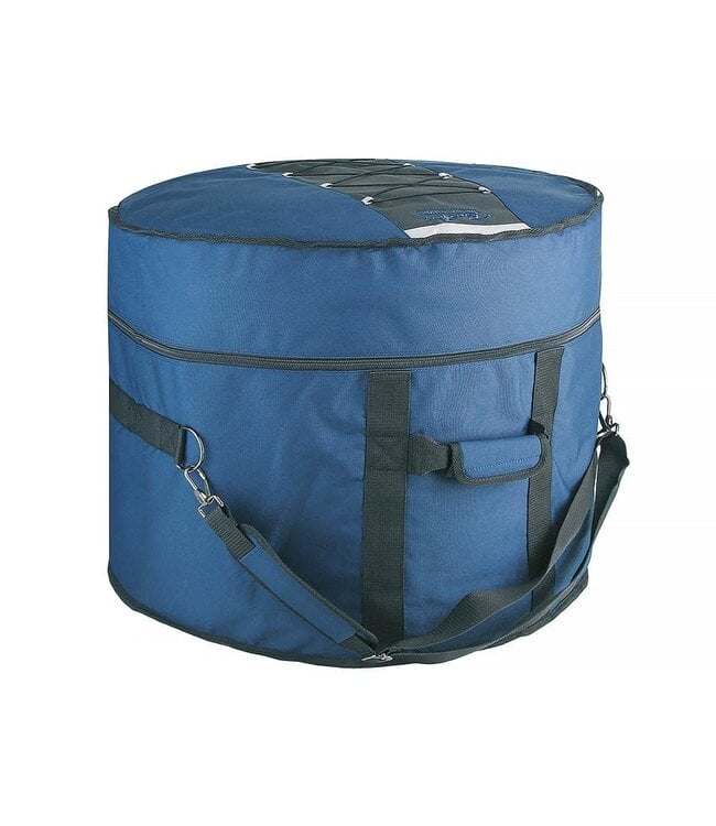 Boston DBL-22-B Boston deluxe bass drum gig bag black-blue 15 mm padded hardfoam, 22"