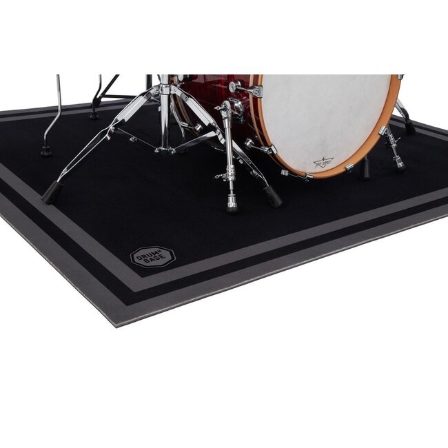 DRUMnBase SOUND STAGE 150 × 130 cm Stage Black drummat, DNB-ST150-SB