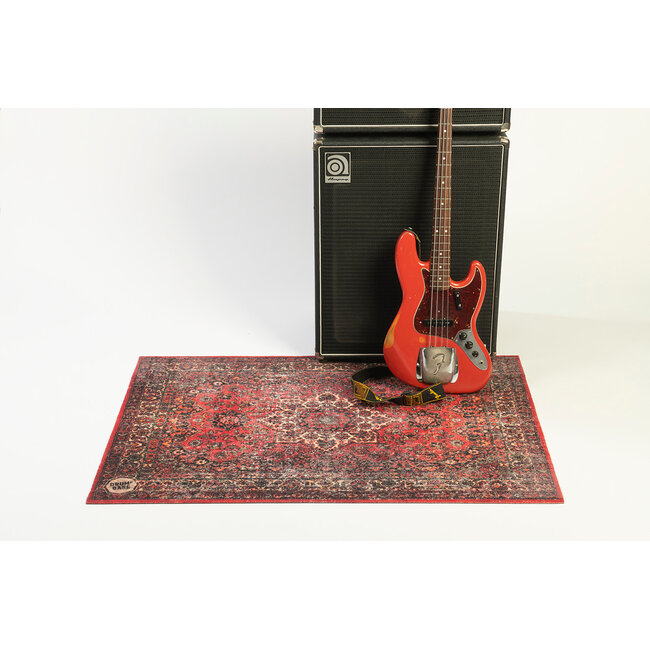 DRUMnBase Persian Stage drummat 130 x 90cm Vintage Original Red DNB-VP130-ORD