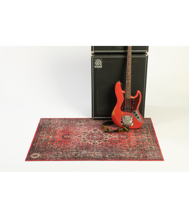 DRUMnBase Persian Stage drummat 130 x 90cm Vintage Original Red DNB-VP130-ORD