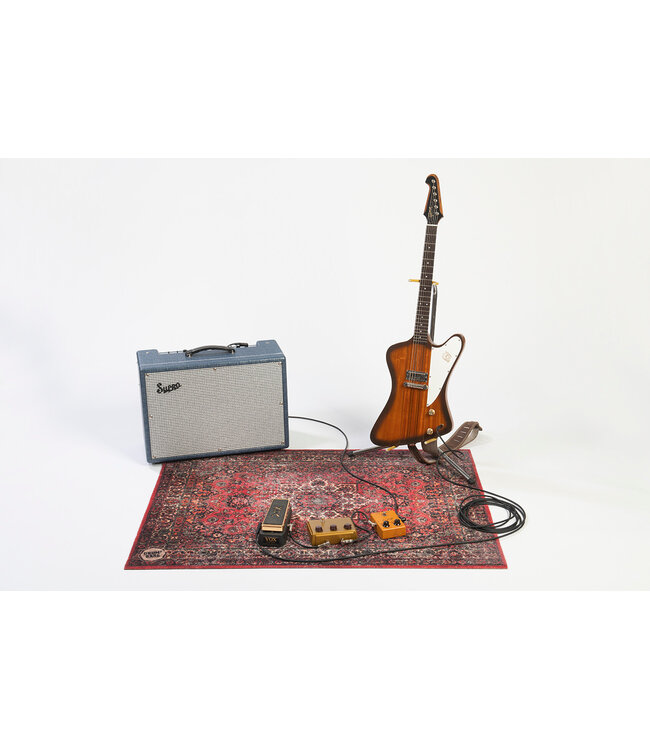 DRUMnBase Persian Stage drummat 130 x 90cm Vintage Original Red DNB-VP130-ORD