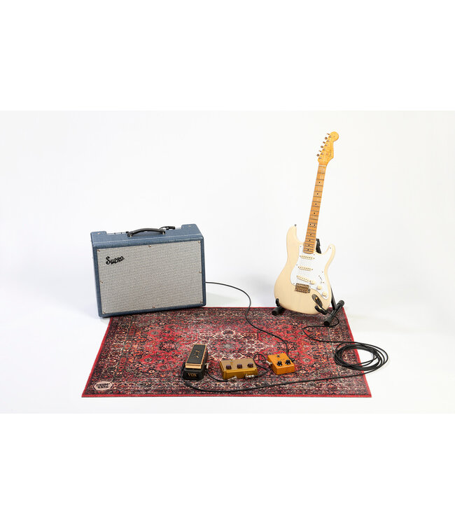 DRUMnBase Persian Stage drummat 130 x 90cm Vintage Original Red DNB-VP130-ORD