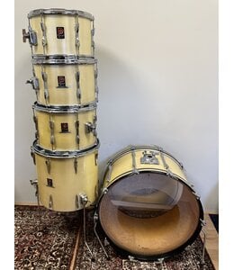 PREMIER Resonator drumstel 12-13-14-16-24 Vintage 1970s Premier Resonator Shell Pack + 1x double tomholder
