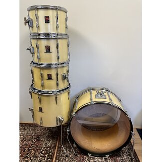 PREMIER Resonator drumstel 12-13-14-16-24 Vintage 1970s Premier Resonator Shell Pack + 1x double tomholder