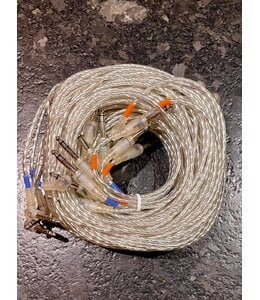 Roland Trigger cable set V71 TD-50X TD-30 drummodule stereo jack clear transparant kabelboom original Roland