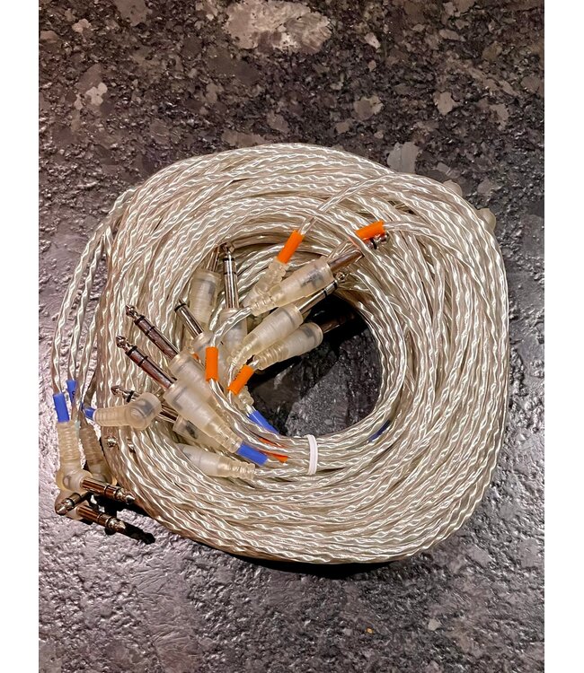 Roland Trigger cable set V71 TD-50X TD-30 drummodule stereo jack clear transparant kabelboom original Roland