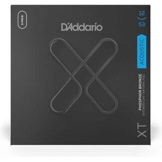Daddario XTAPB1253-3P 3-PACK ACOUS XT PHOS BRZ LIGHT AKOESTISCHE GITAARSNAREN