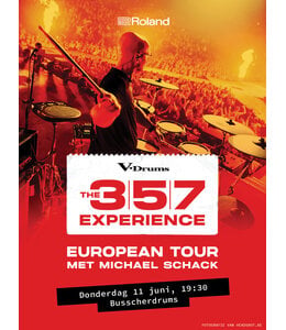 Busscherdrums Toegangskaart Roland Drumclinic Michael Schack Donderdag 11 juni 2026
