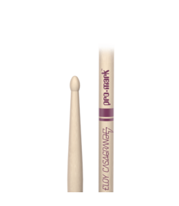 PROMARK Eloy Casagrande Raw Hickory Drumstick, Wood Tip TXECW