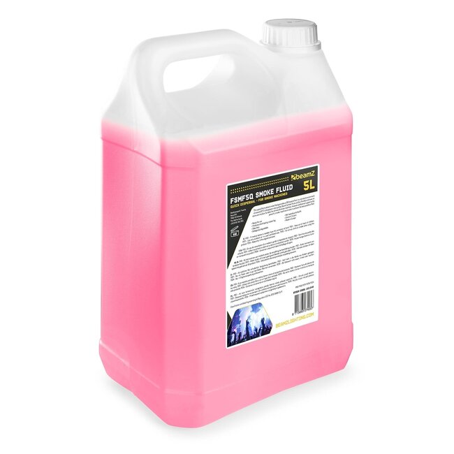 BeamZ FSMF5Q Smoke Fluid 5L Quick Dispersal CO2 Effect 160.648