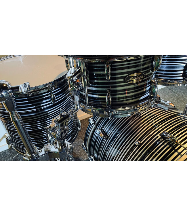 Pearl MMGC924XSP-L/C855 MMG 4-PC Maple gum 22 10 12 16 Black Oyster Swirl incl. 2x B-TC-1035BL