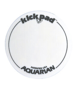 Aquarian KP1 kick pad single AQKP1 white