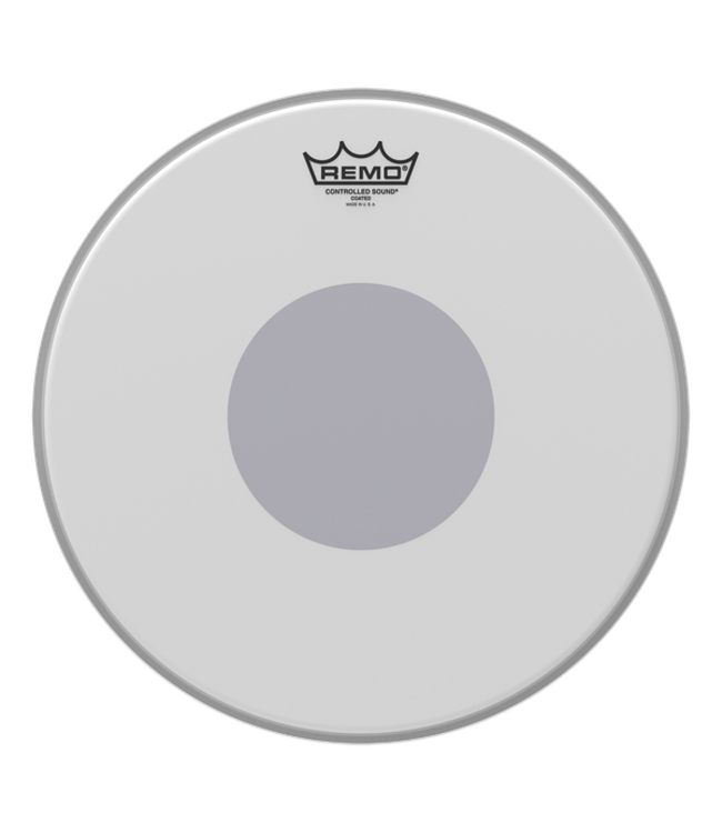 REMO CS-0113-10 13" CS Coated Snare head with black dot on the bottom