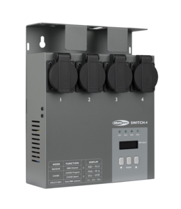 Showtec MultiSwitch DMX512 4-kanaals schakelpack Winkelmodel 50357