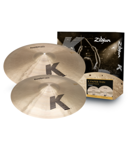 Zildjian Cymbal Set, K Zildjian, Paper Thin Crash Pack, 18Cr/20Cr ZIKZCRP01