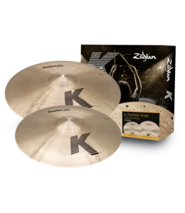 Zildjian ZILDJIAN Cymbal Set, K Zildjian, Paper Thin Crash Pack, 18Cr/20Cr ZIKZCRP01
