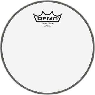 REMO BA-0308-00 Ambassador Clear 8 inch Tom drumvel enkellaags