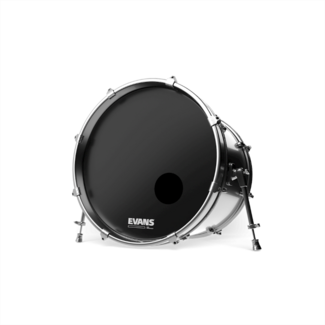 Evans BD22RB EQ3 Resonant Black 22 inch Bass Drum Head with Port