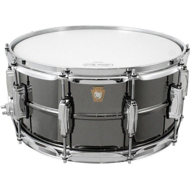 Ludwig LB417K SNARERDRUM 6 1/2 X 14 HAMMRED BLACK BEAUTY