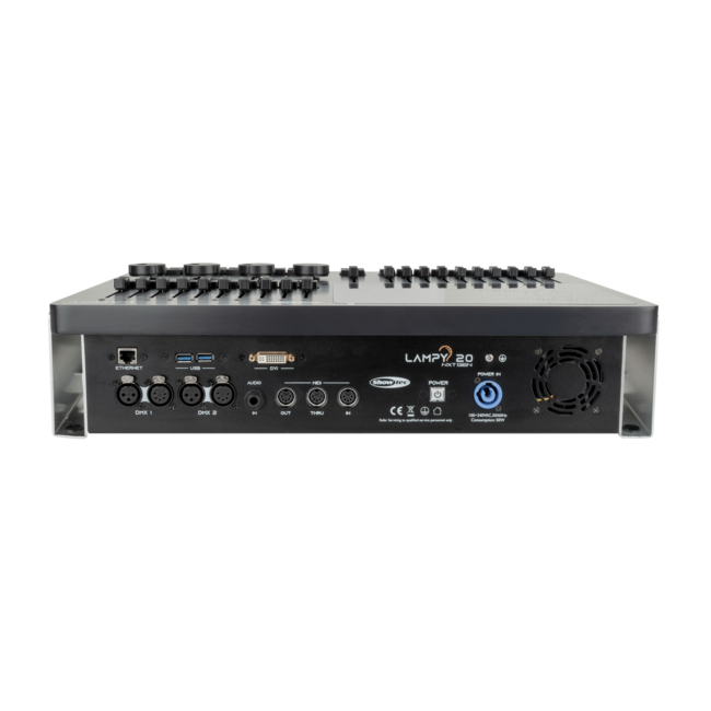 Showtec LAMPY 20 2U 2 Universe DMX controller met 20 faders 50741